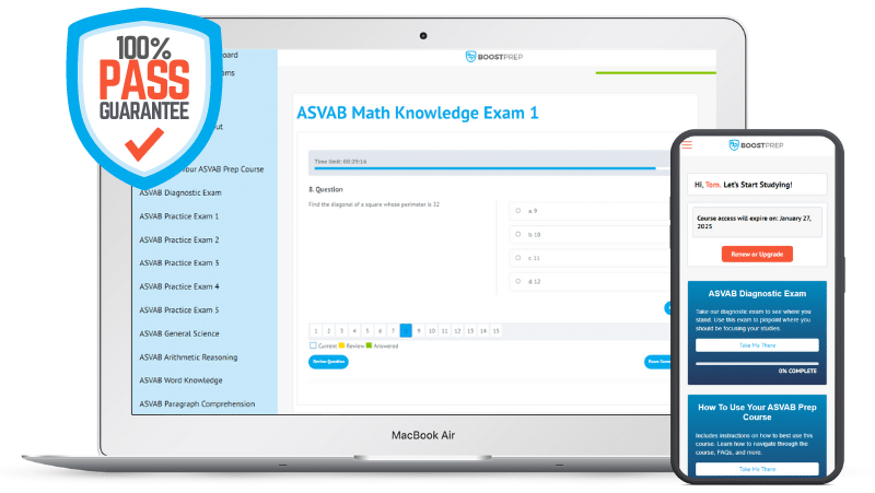 An image showing the BoostPrep ASVAB prep course